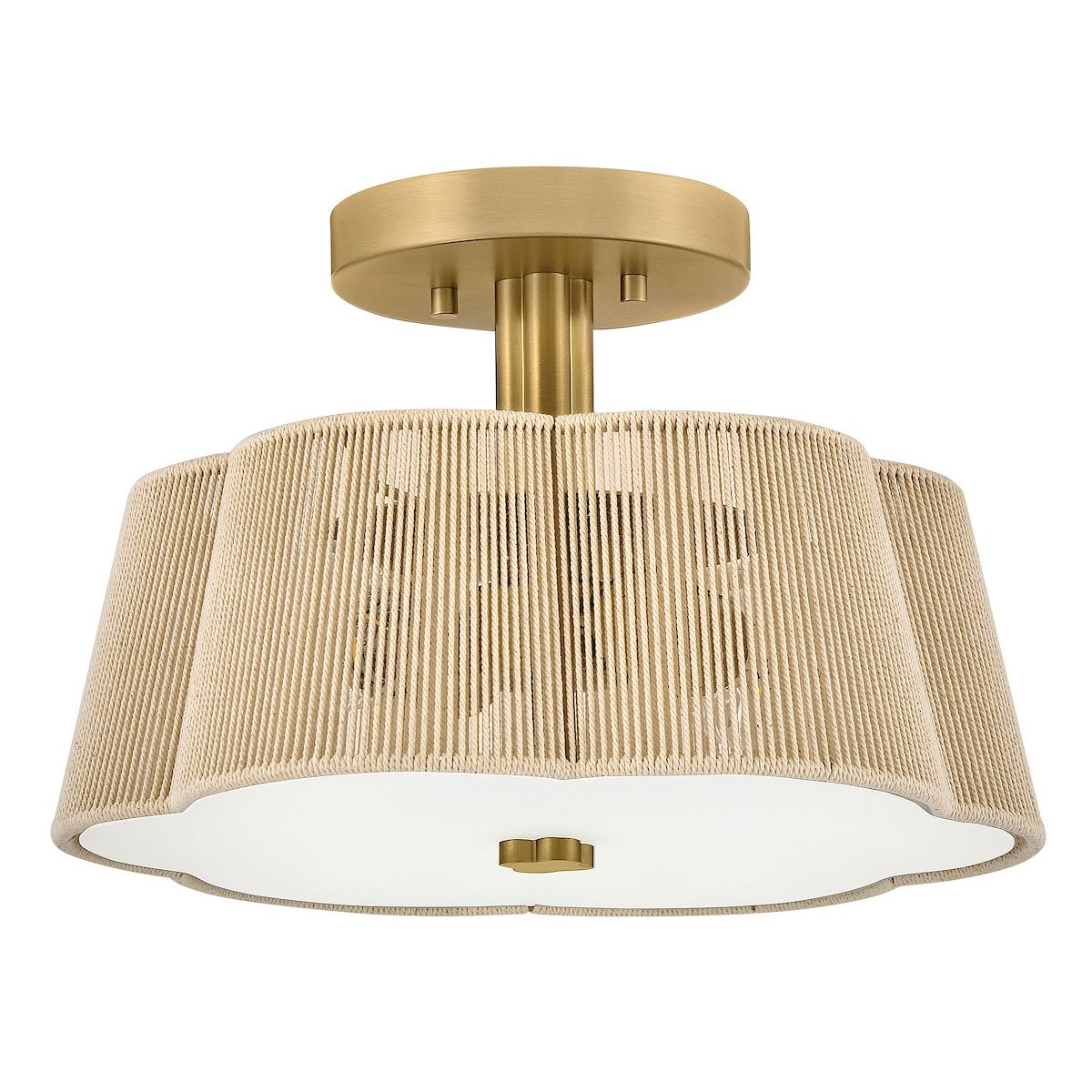 Hinkley Canada - 48581LCB - LED Semi-Flush Mount - Sasha - Lacquered Brass
