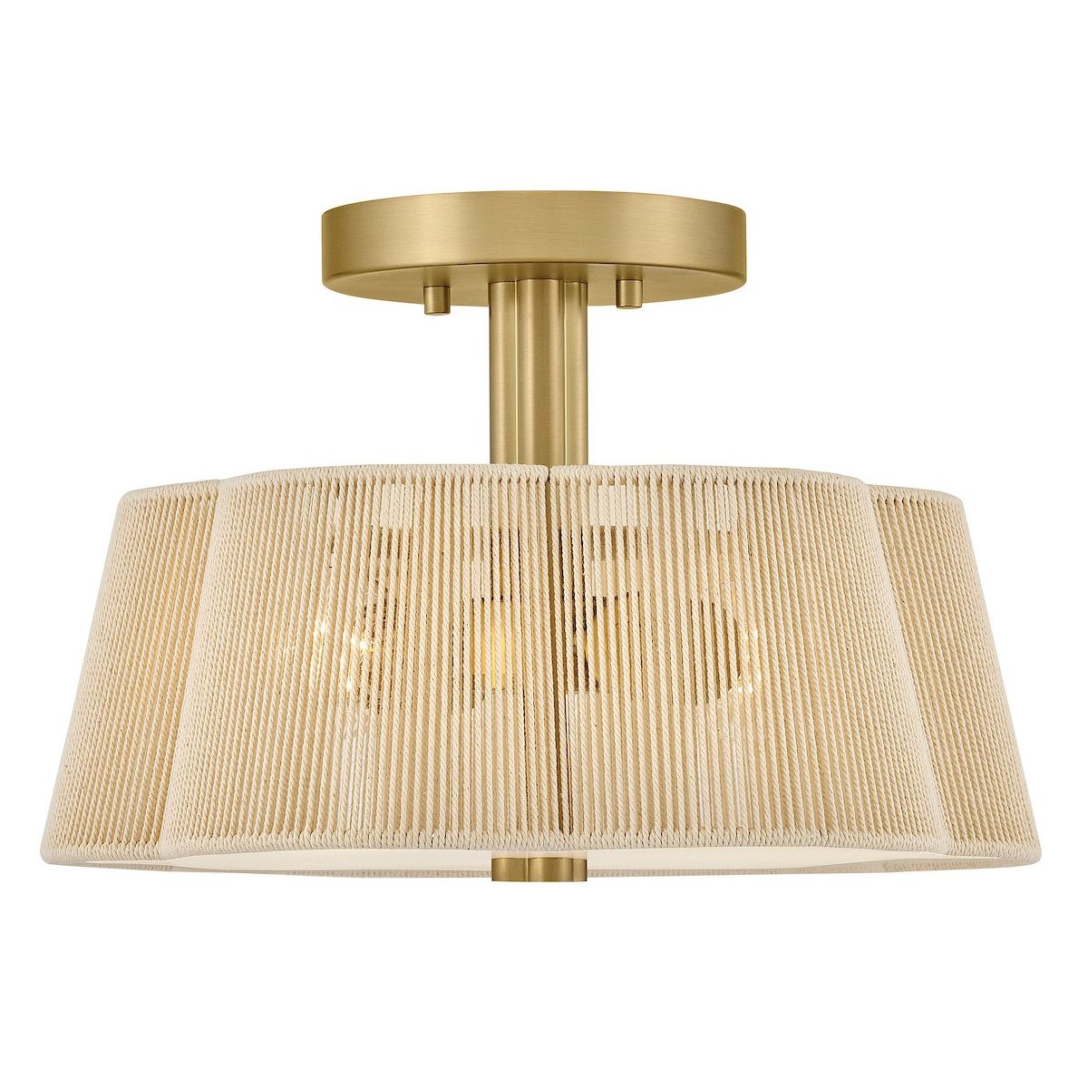 Hinkley Canada - 48581LCB - LED Semi-Flush Mount - Sasha - Lacquered Brass