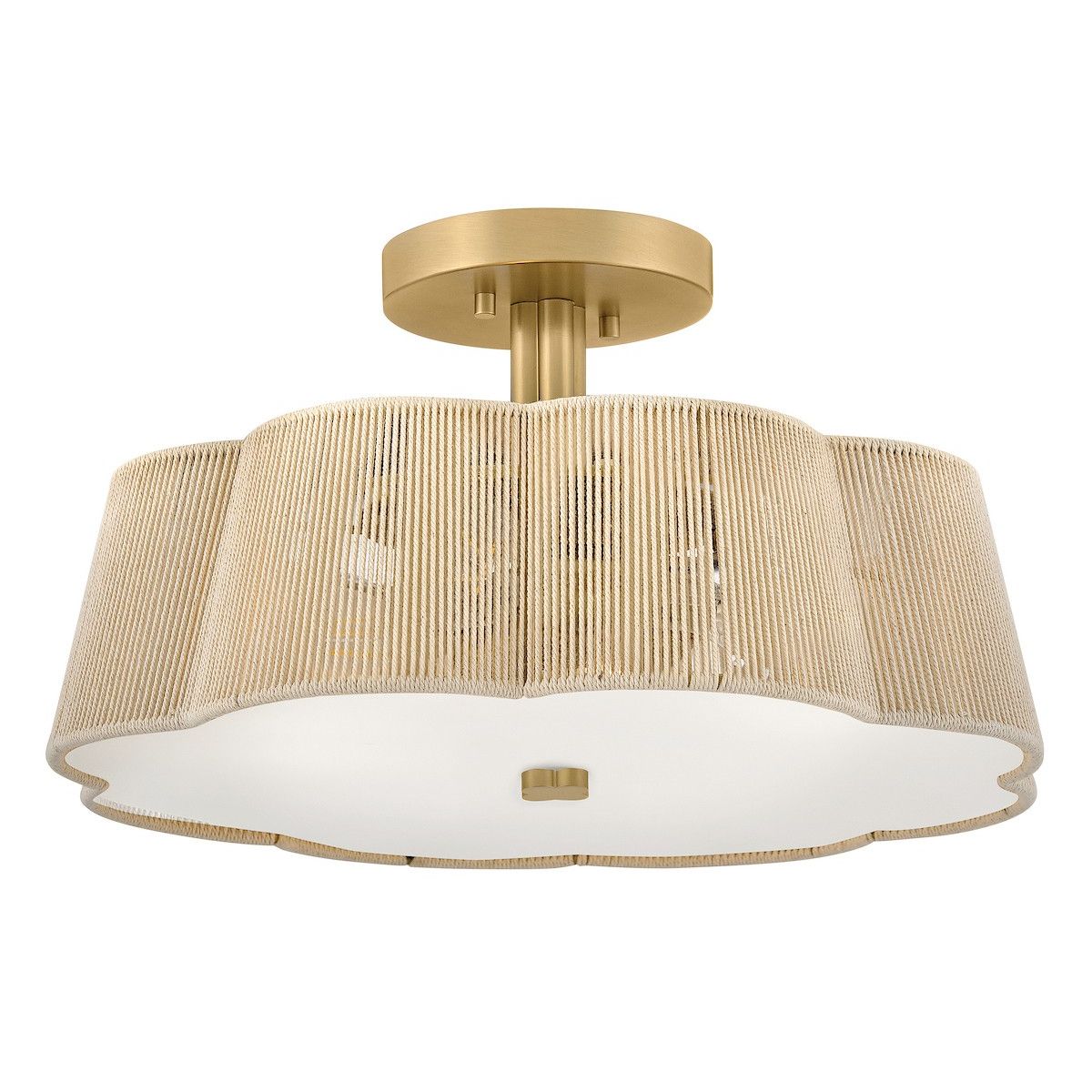 Hinkley Canada - 48583LCB - LED Semi-Flush Mount - Sasha - Lacquered Brass