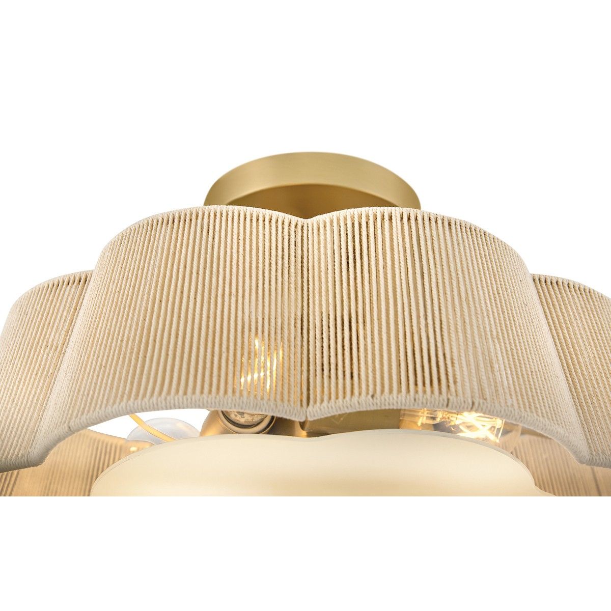 Hinkley Canada - 48583LCB - LED Semi-Flush Mount - Sasha - Lacquered Brass