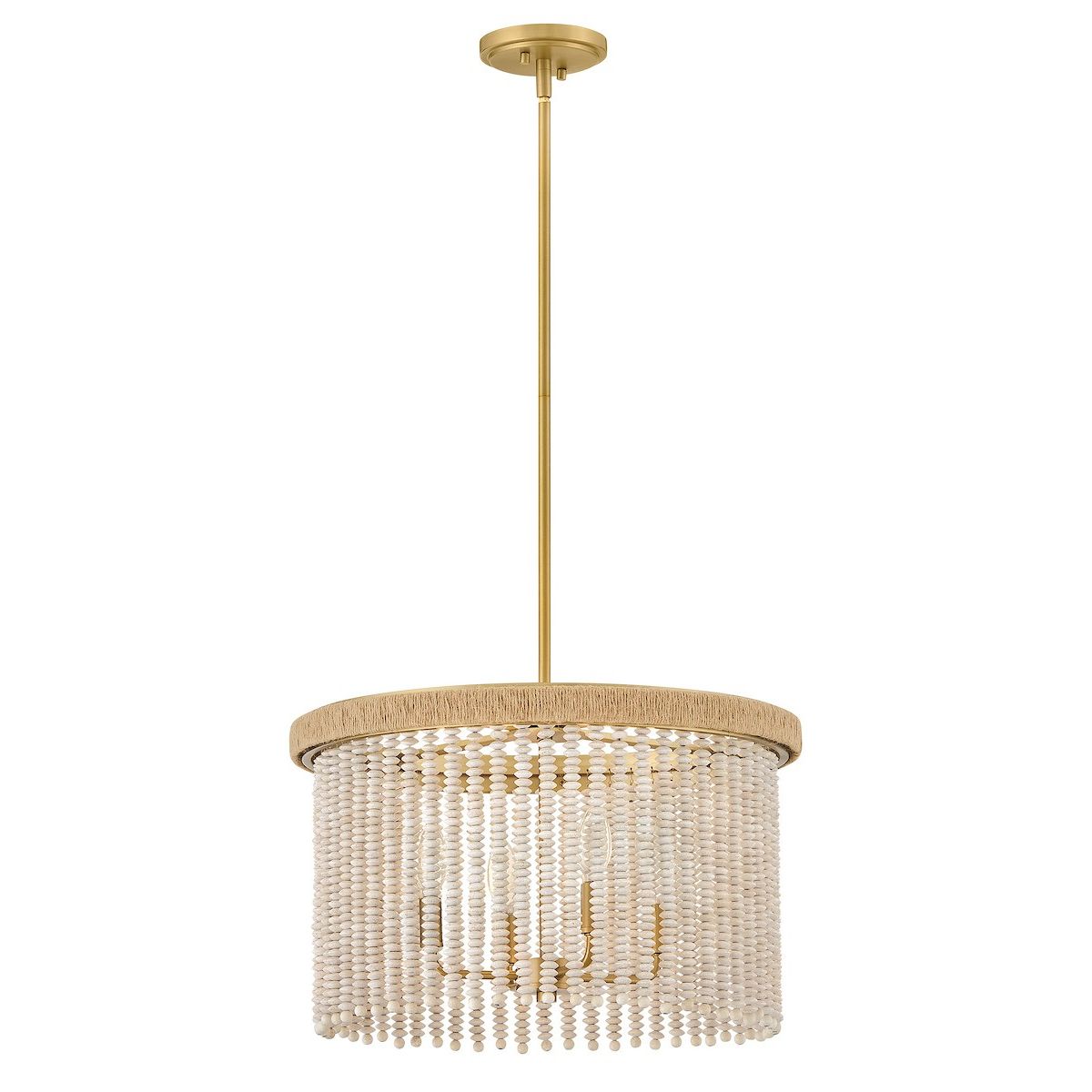 Hinkley Canada - 48607LCB - LED Convertible Semi-Flush Mount - Indra - Lacquered Brass