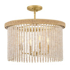 Hinkley Canada - 48607LCB - LED Convertible Semi-Flush Mount - Indra - Lacquered Brass