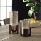 Uttermost - 18312 - Candleholders Set/2 - Fluted Fire - Dark Bronze