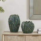 Uttermost - 18325 - Vases Set/2 - Veridian Ridge - Green And Blue