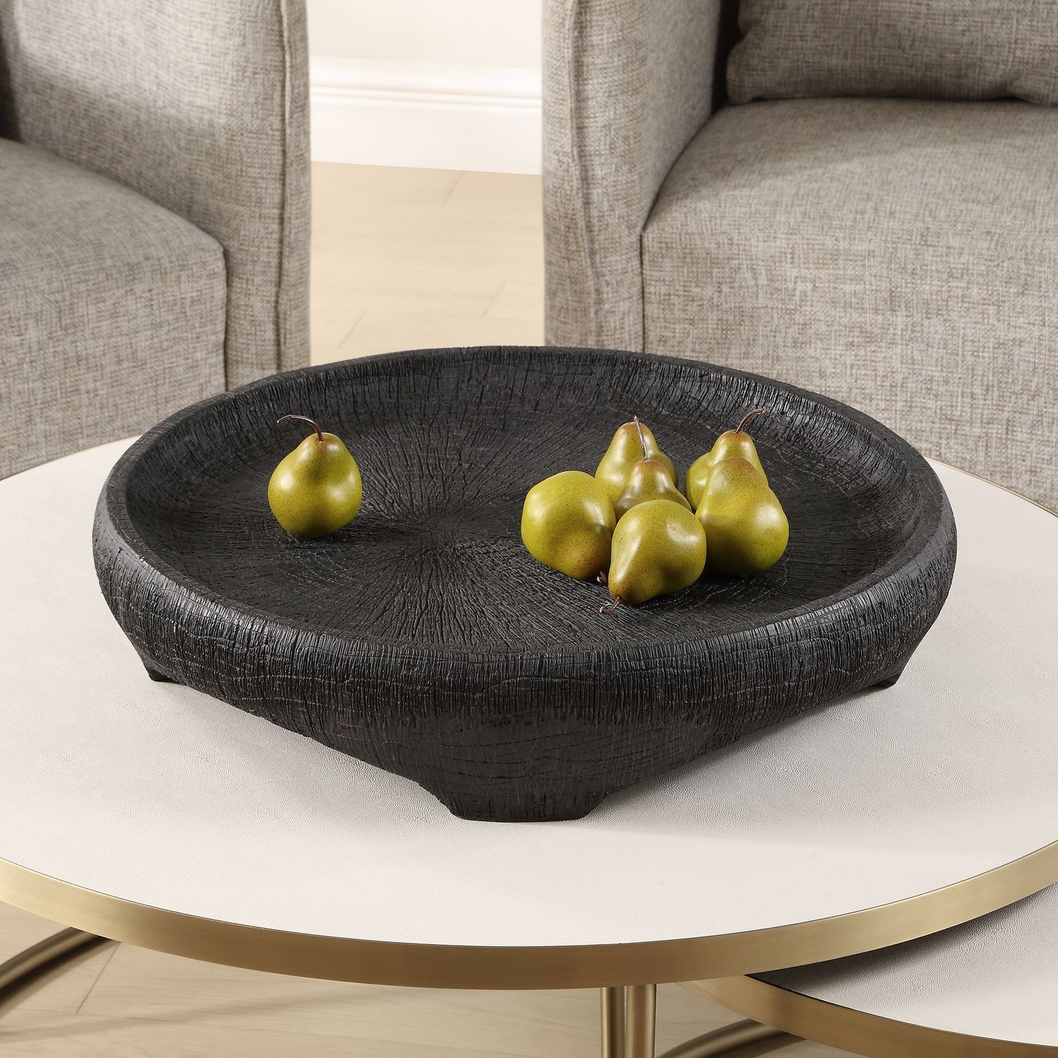 Uttermost - 18326 - Bowl - Resonance - Black