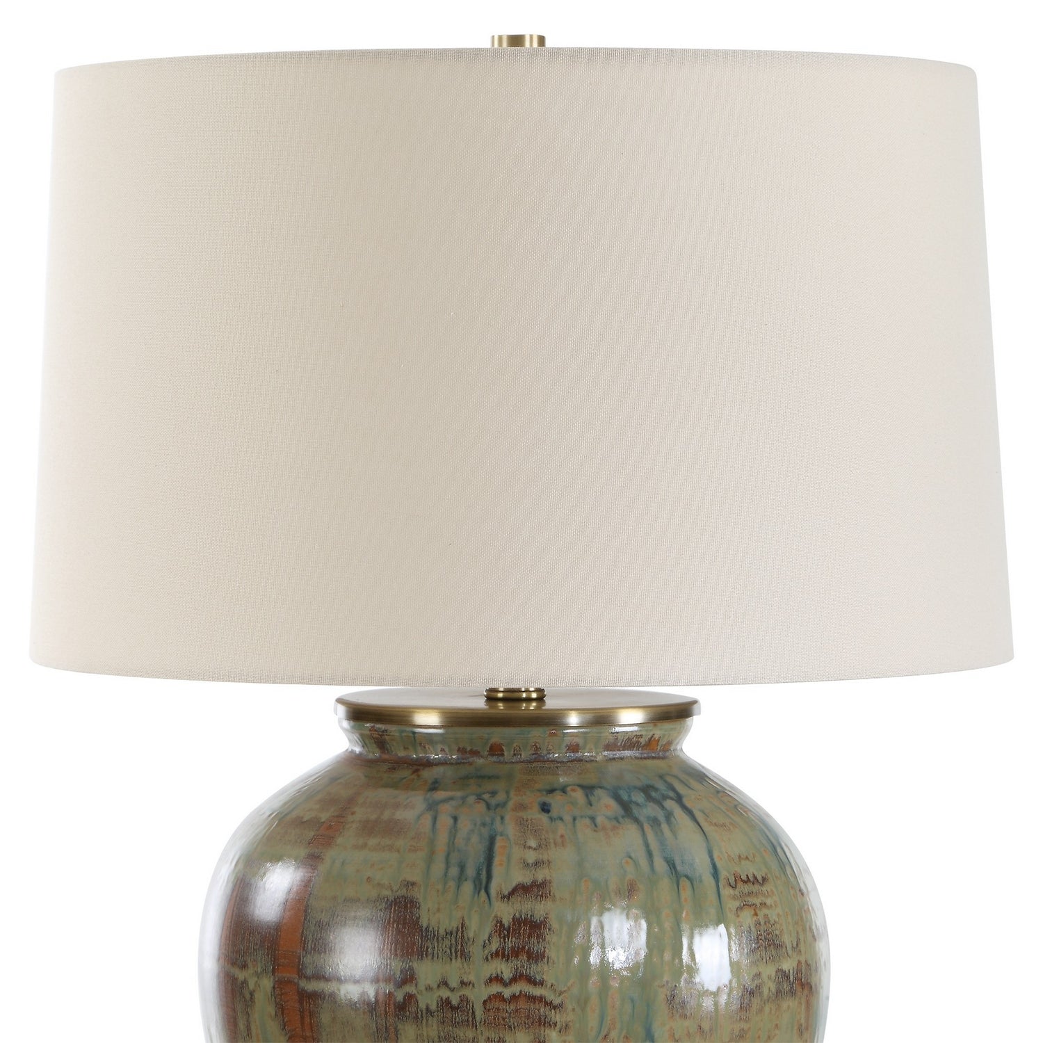 Uttermost - 30563-1 - One Light Table Lamp - Olisa - Antique Brass