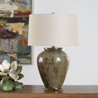 Uttermost - 30563-1 - One Light Table Lamp - Olisa - Antique Brass