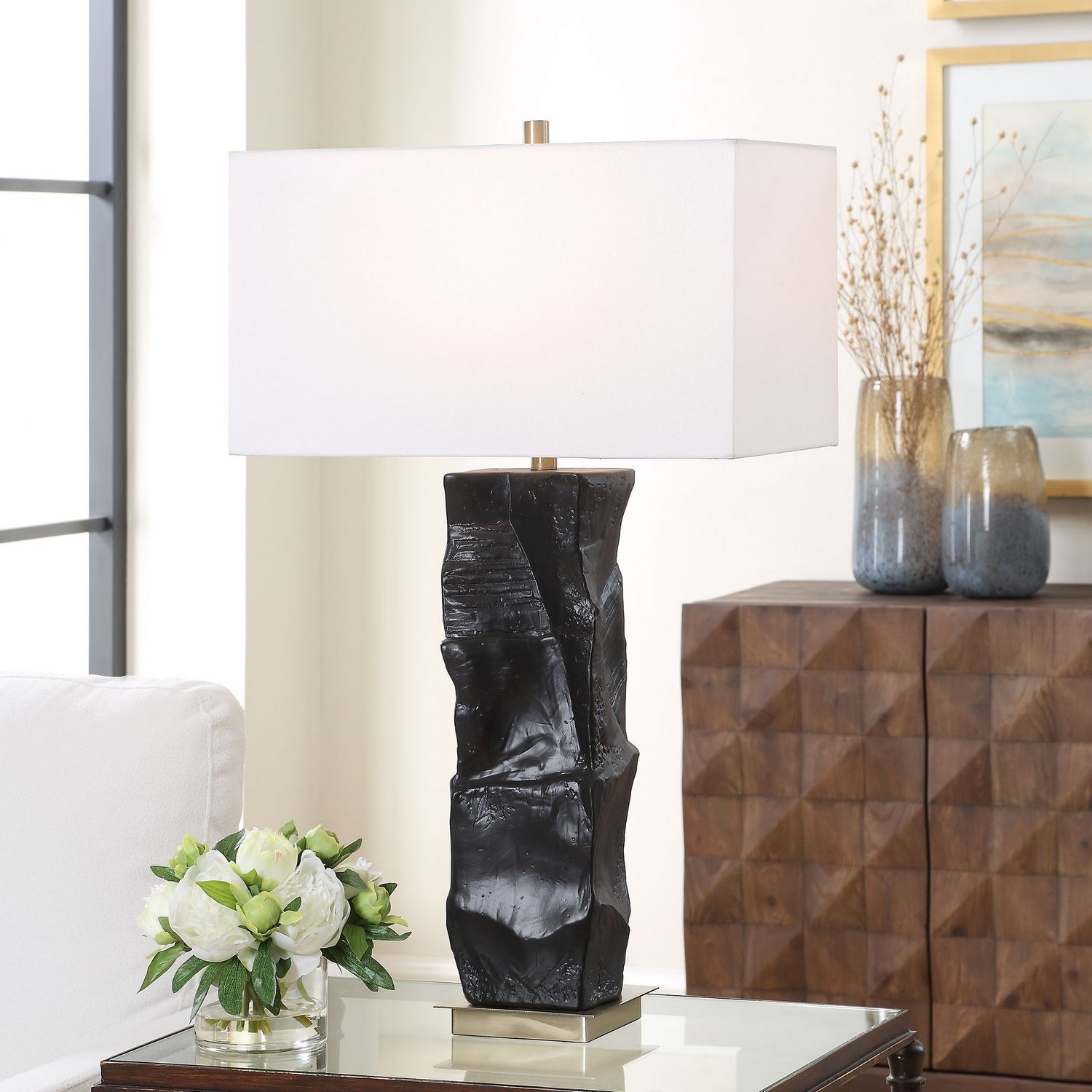Uttermost - 30583-1 - One Light Table Lamp - Altaria - Brass