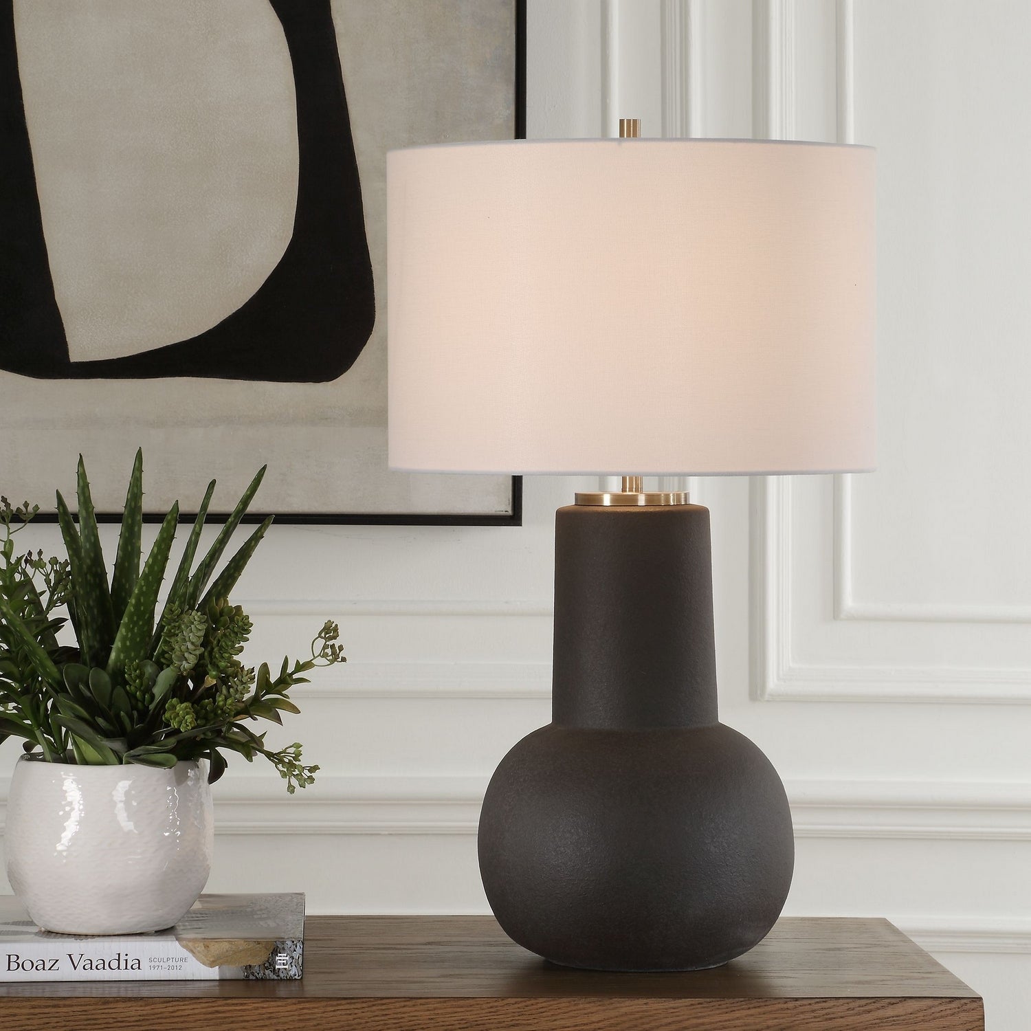 Uttermost - 30584-1 - One Light Table Lamp - Robson - Brass