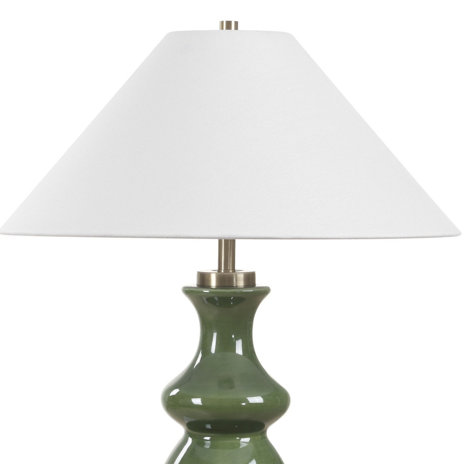 Uttermost - 30587-1 - One Light Table Lamp - Green Thumb - Brass