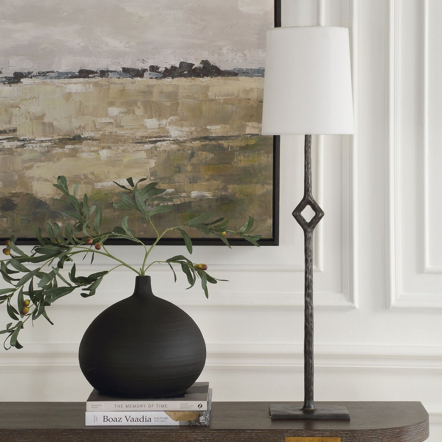 Uttermost - 30613-1 - One Light Buffet Lamp - Puncture - Rustic Bronze
