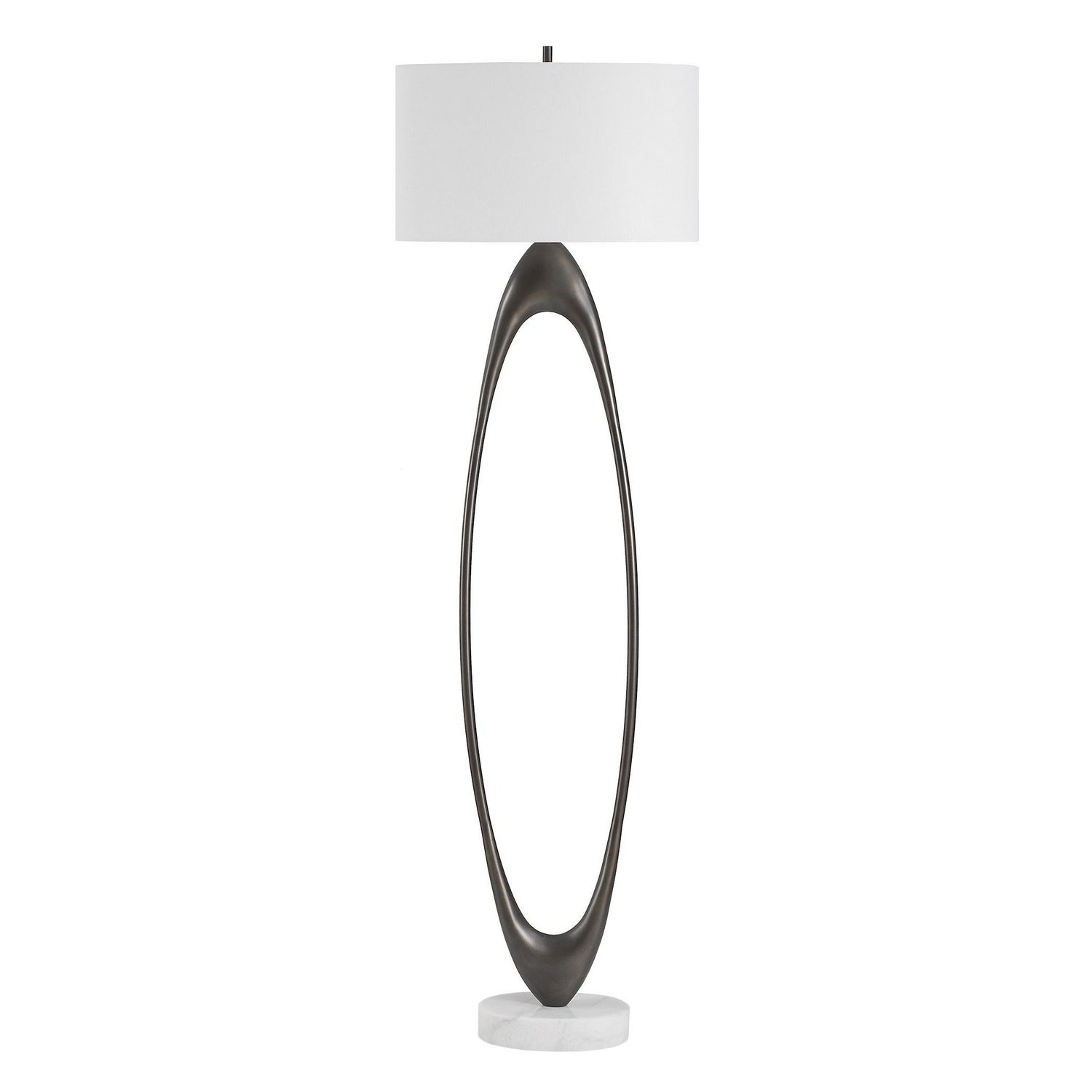 Uttermost - 30643 - One Light Floor Lamp - Sonic - Antique Brass