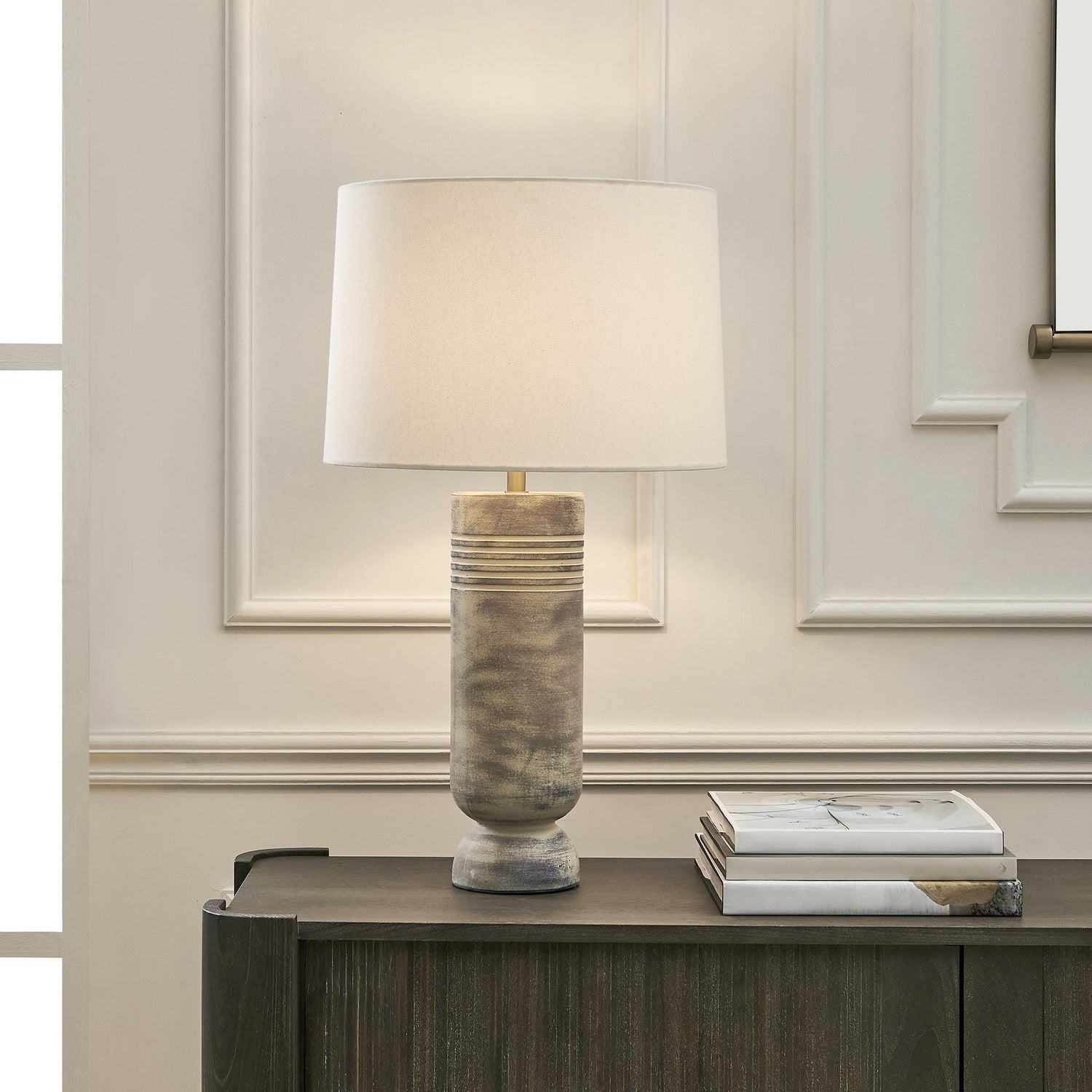 Uttermost - 30657-1 - One Light Table Lamp - Vale - Antique Brass