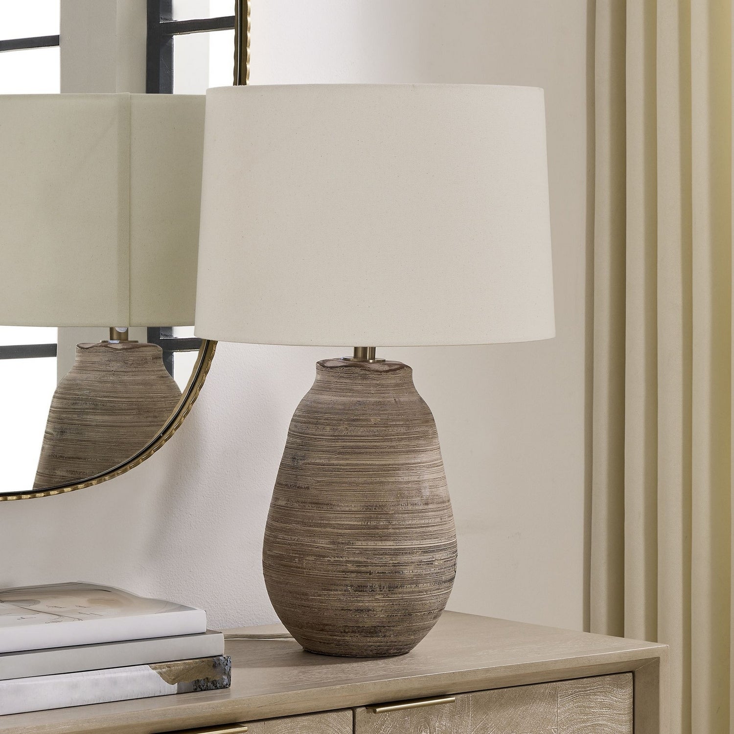 Uttermost - 30661-1 - One Light Table Lamp - Tonachio - Brass