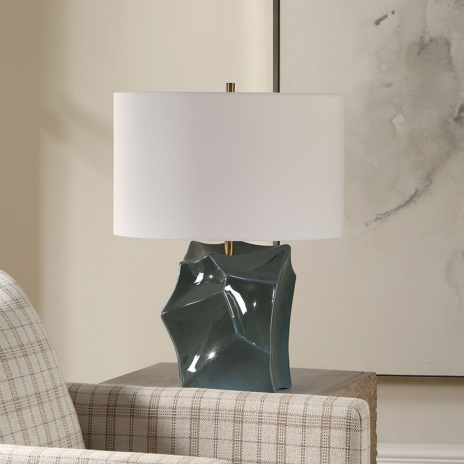 Uttermost - 30662 - One Light Table Lamp - Prisma - Antique Brass