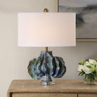 Uttermost - 30674-1 - One Light Table Lamp - Ruffle Up - Antique Brass