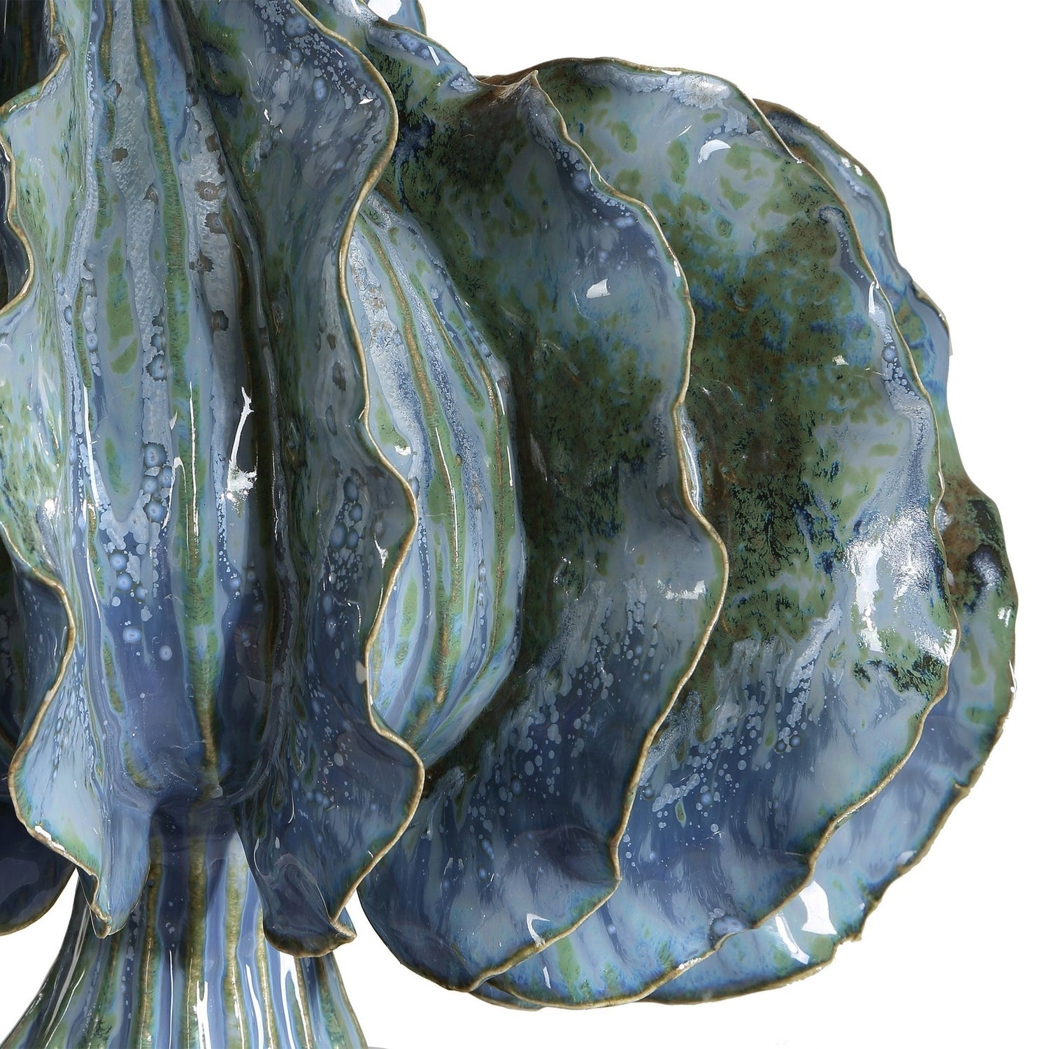 Uttermost - 30674-1 - One Light Table Lamp - Ruffle Up - Antique Brass
