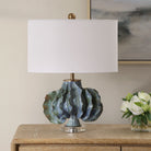 Uttermost - 30674-1 - One Light Table Lamp - Ruffle Up - Antique Brass
