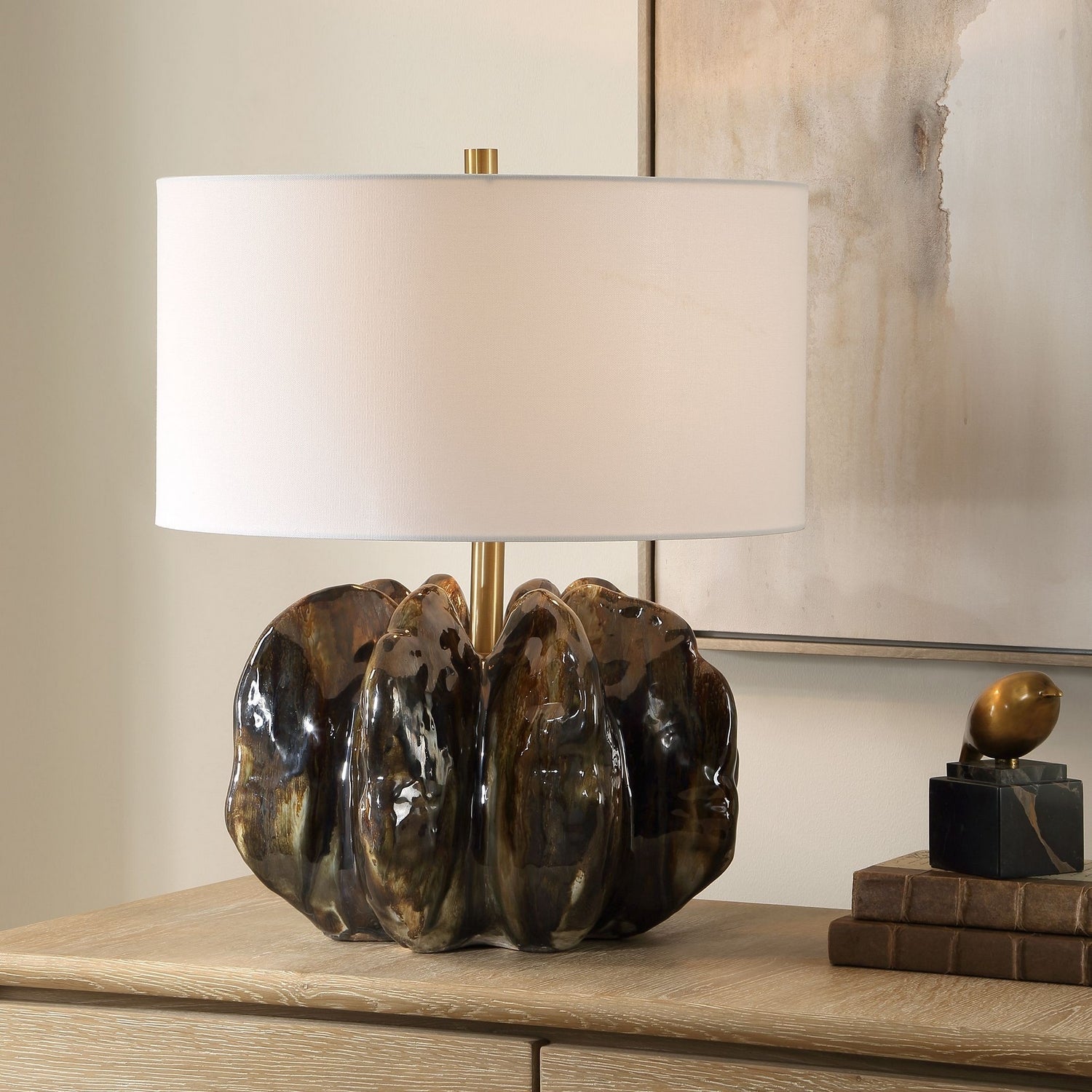 Uttermost - 30677 - One Light Table Lamp - Jaudon - Warm Bronze