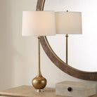 Uttermost - 30678 - One Light Buffet Lamp - Good As Gold - Brushed Antique Gold