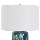 Uttermost - 30679 - One Light Table Lamp - Out Of The Blue - Antique Brass