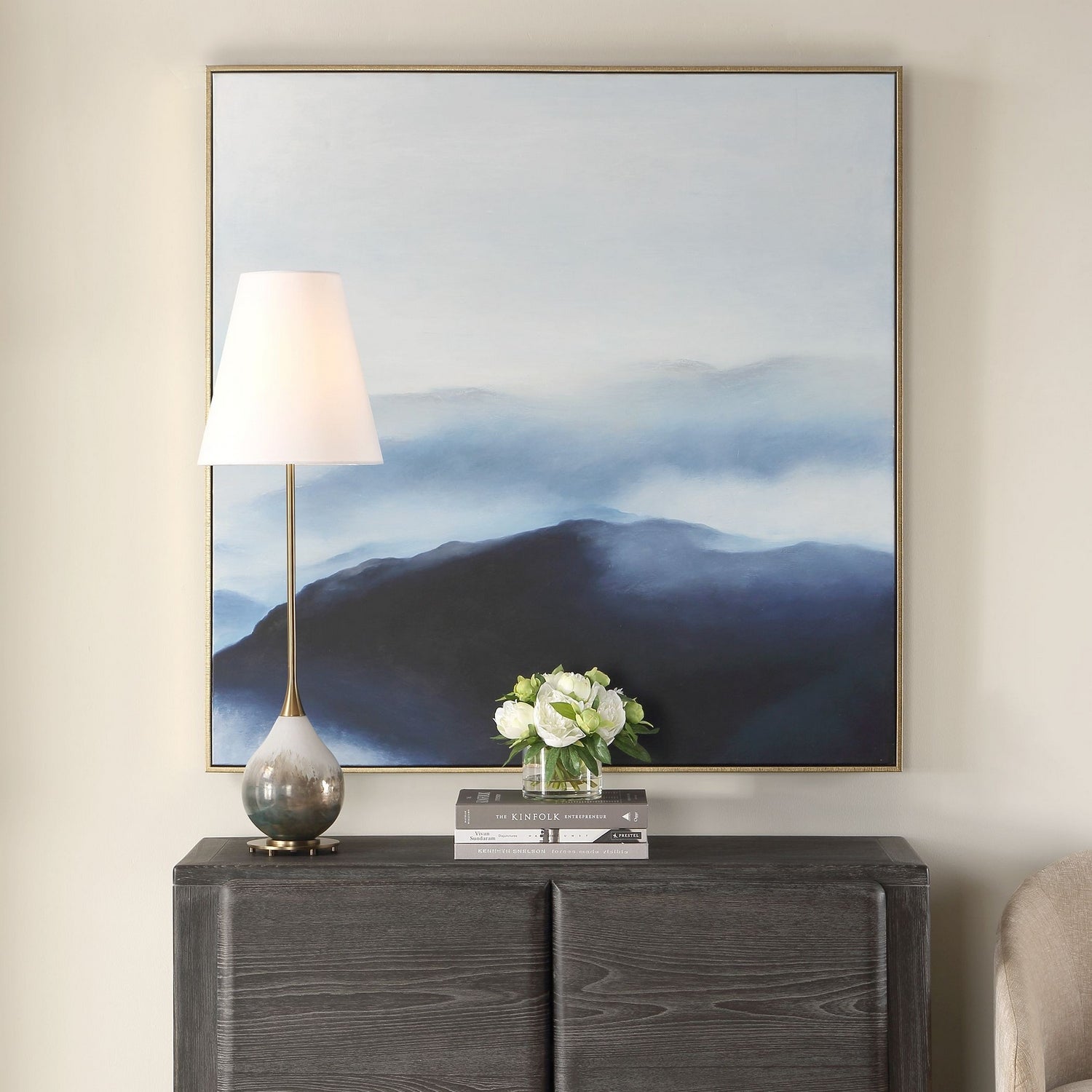 Uttermost - 32460 - Landscape Painting - Cold Shoulder - Dark, Gray