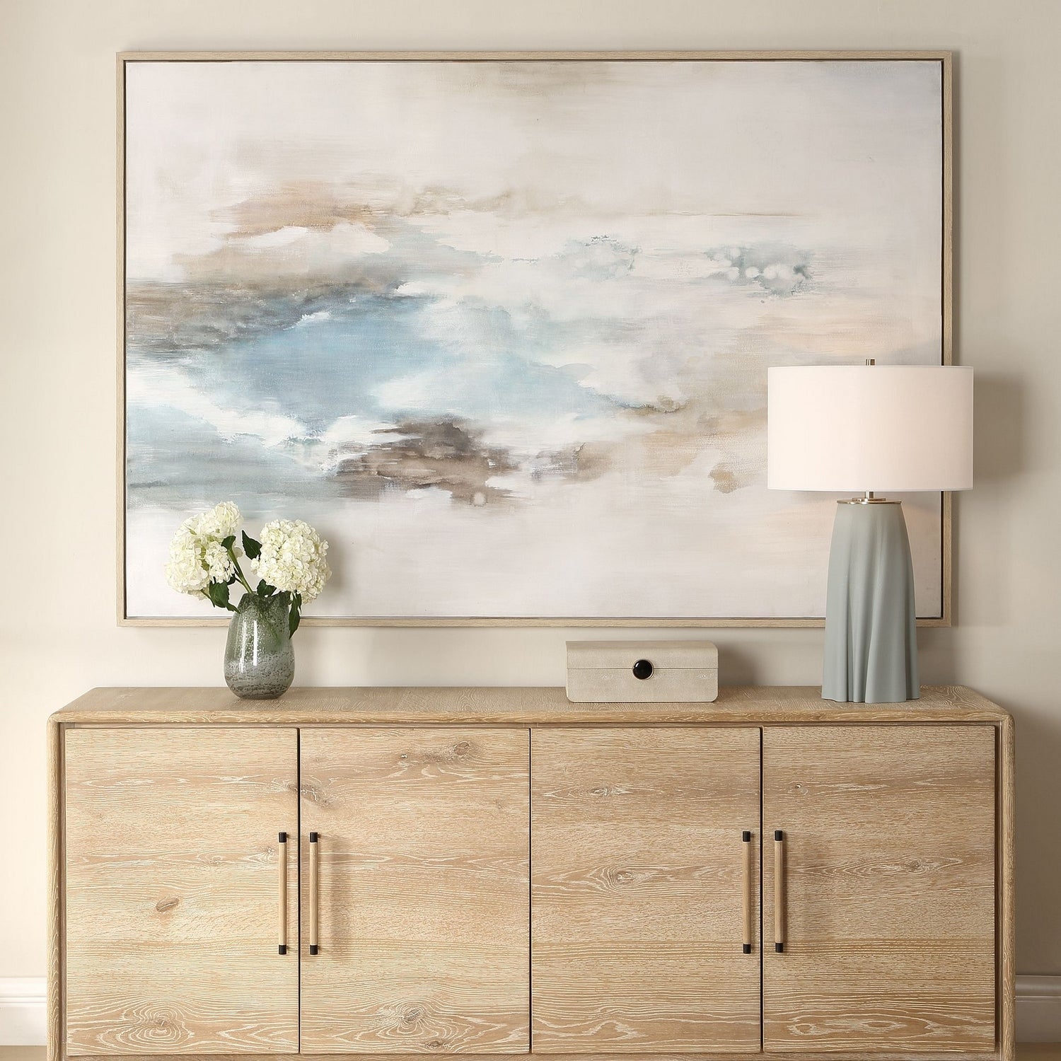 Uttermost - 32477 - Canvas - Chasing Blue - Natural