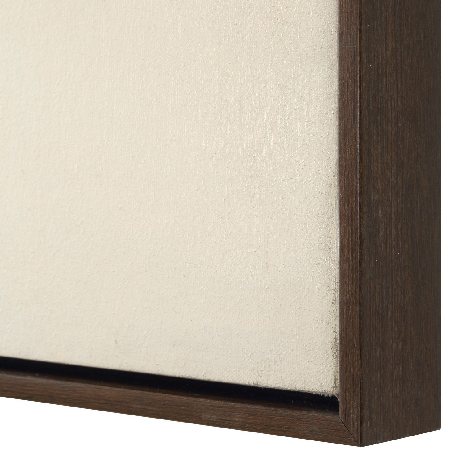 Uttermost - 32489 - Abstract Art - Smoke Break - Dark, Rich Walnut