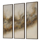 Uttermost - 32489 - Abstract Art - Smoke Break - Dark, Rich Walnut