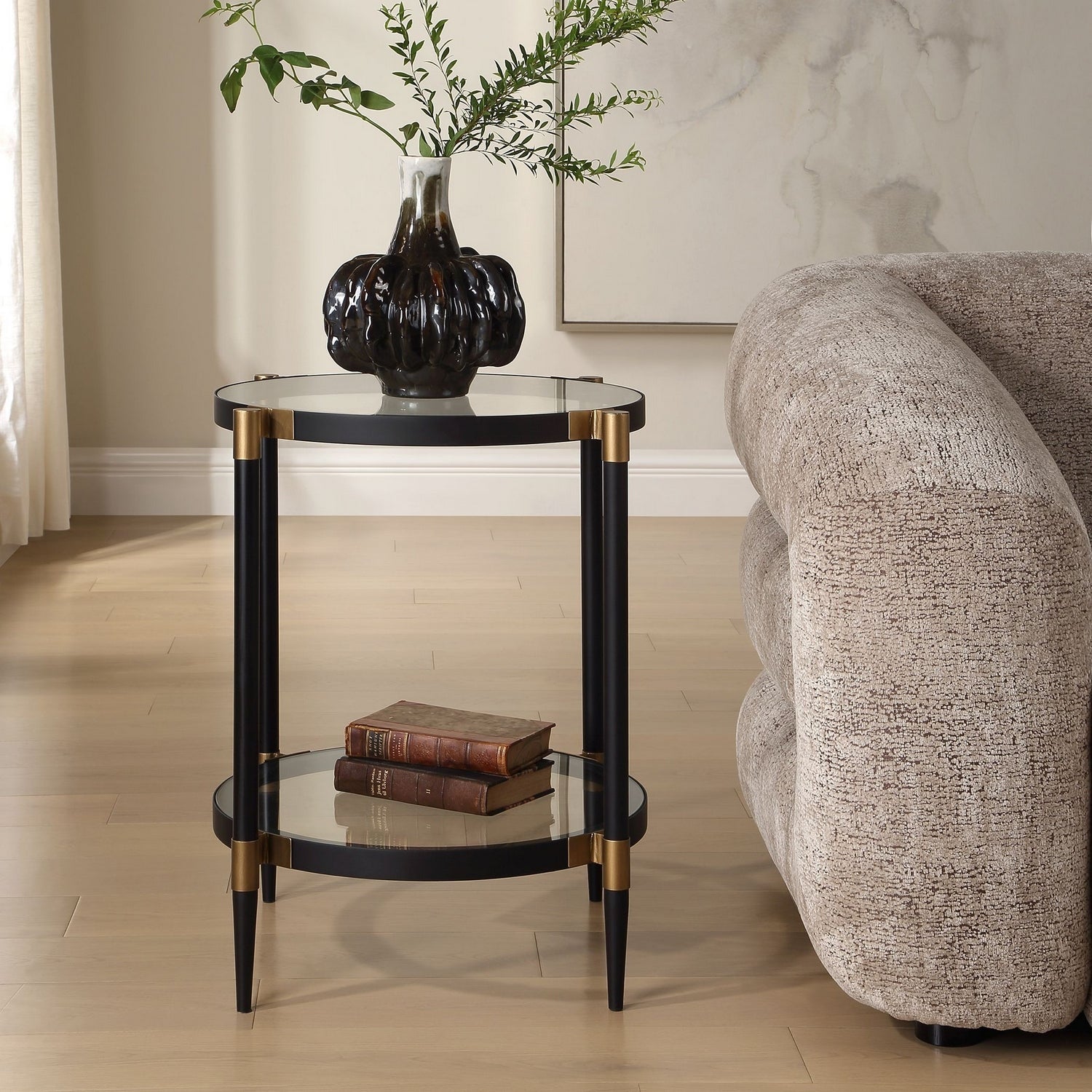 Uttermost - 50360 - Side Table - Chadid - Black Iron