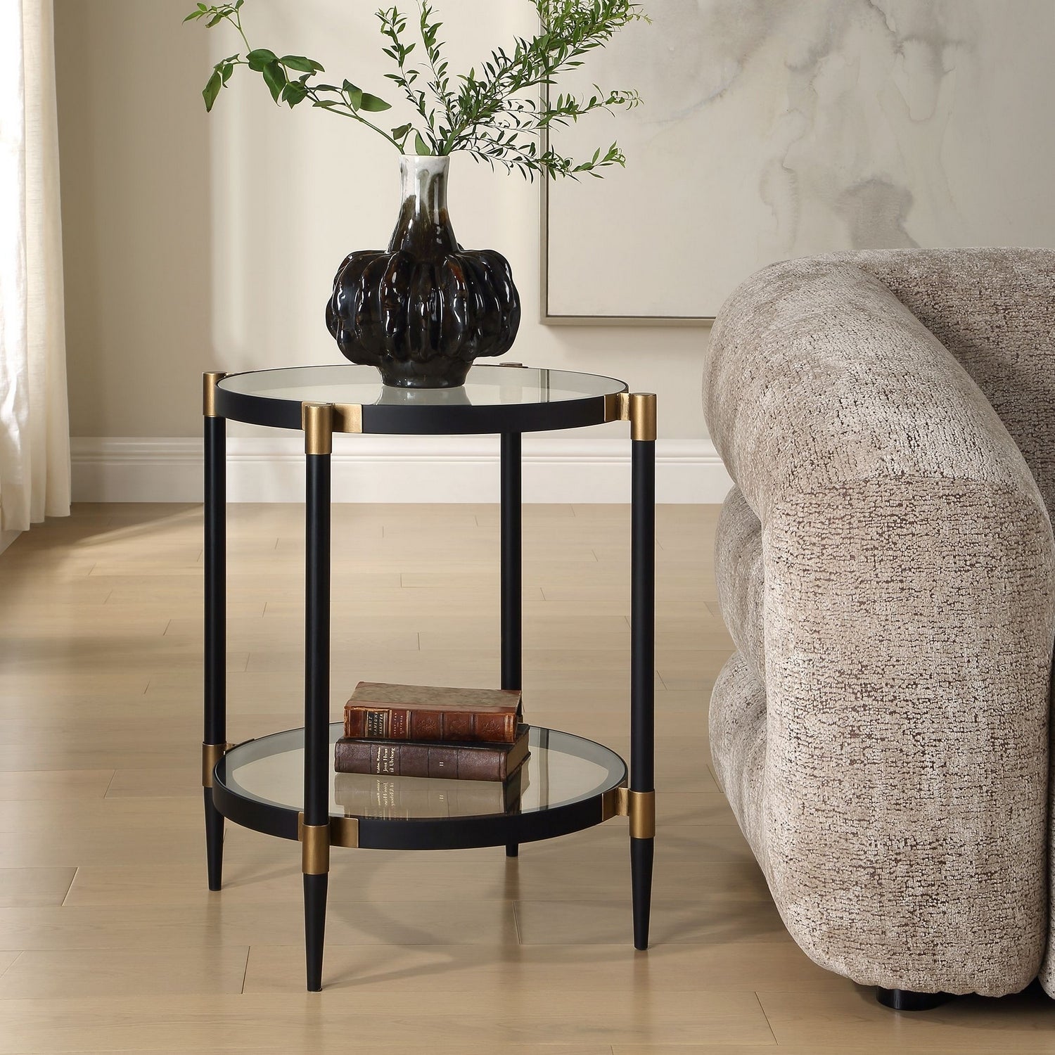 Uttermost - 50360 - Side Table - Chadid - Black Iron