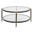 Uttermost - 50361 - Coffee Table - Chadid - Black Iron