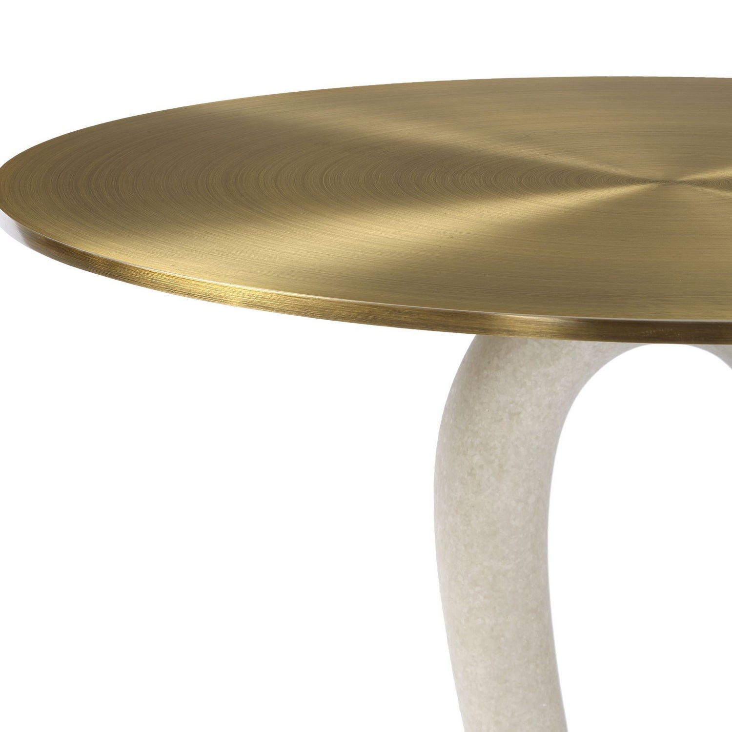 Uttermost - 50363 - Accent Table - Sonia - Brass