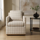 Uttermost - 53062 - Swivel Chair - Basie - Natural Oak