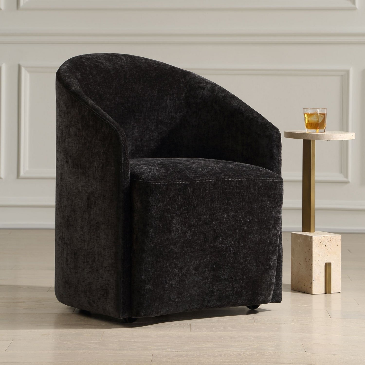 Uttermost - 53068 - Dining Chair - Harbor - Charcoal Crosshatched