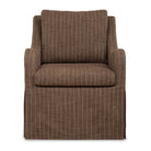 Uttermost - 53077 - Swivel Chair - Luisa - Teak Brown