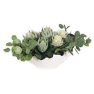 Uttermost - 60256 - Bowl Centerpiece - Protea Blooms - White
