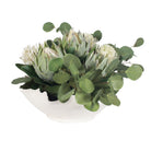 Uttermost - 60256 - Bowl Centerpiece - Protea Blooms - White