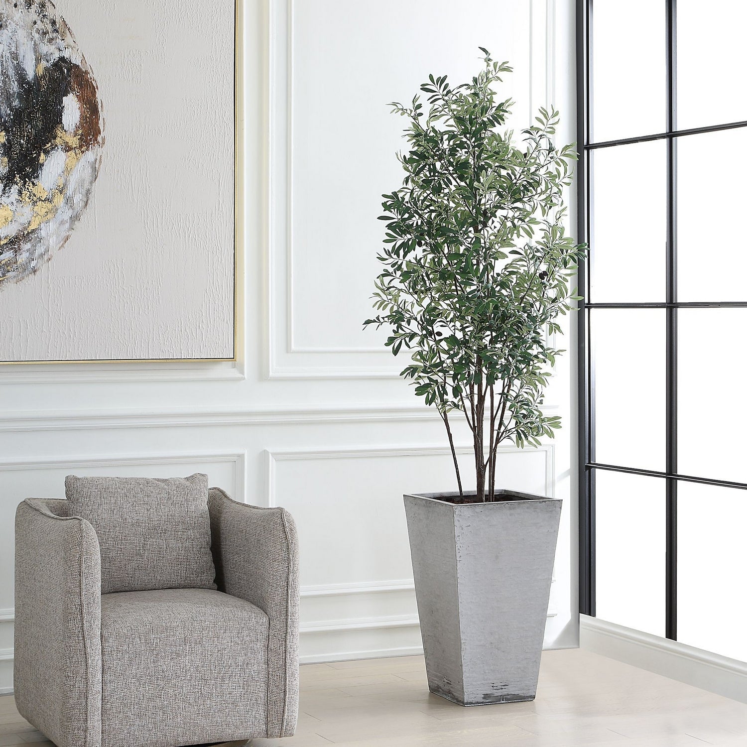 Uttermost - 60269 - Planter - Sonora Olive - Silvery-green