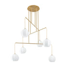 Thesis Lighting 206927A Bryony Chandelier in Brushed Gold