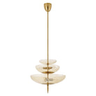 Thesis Lighting 206931A Fiorello Pendant in Brushed Gold