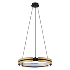 Thesis Lighting 206937A Grazia LED Pendant in Matte Black/Brushed Gold
