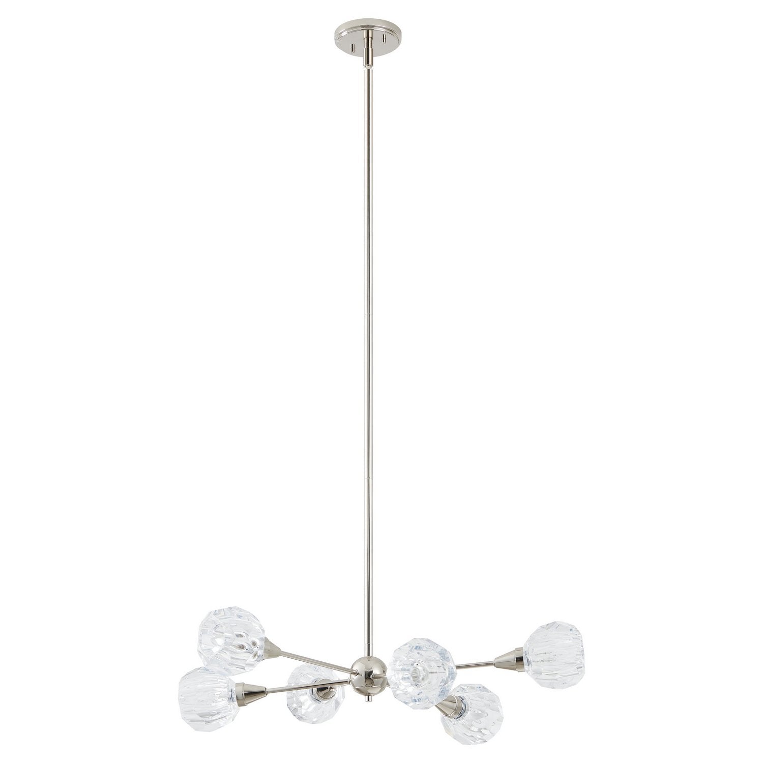 Thesis Lighting 206942A Helena Pendant in Polished Nickel