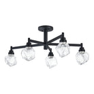 Thesis Lighting 206964A Lillyanna Semi-Flush Mount in Matte Black
