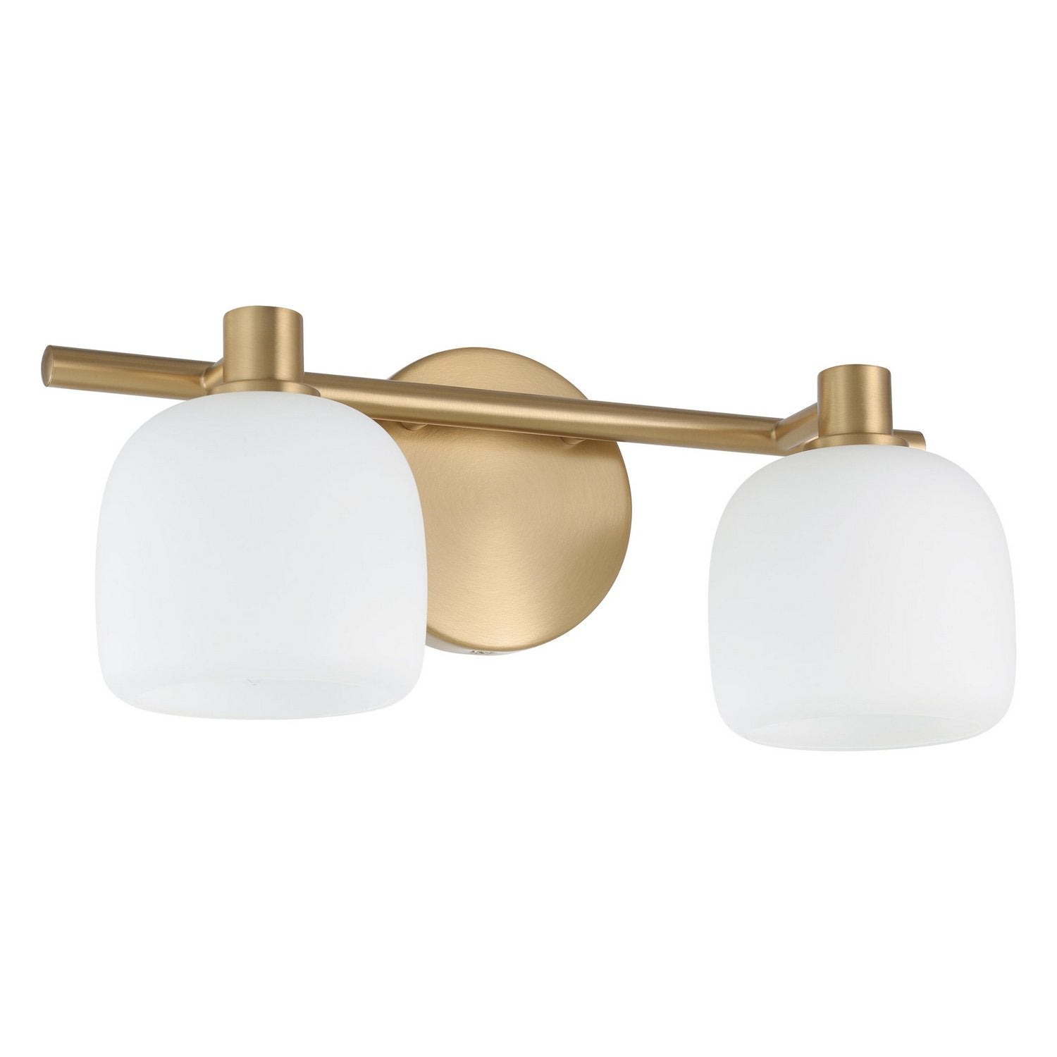 Thesis Lighting 207006A Valentina Vanity in Champagne Gold, Etched Opal