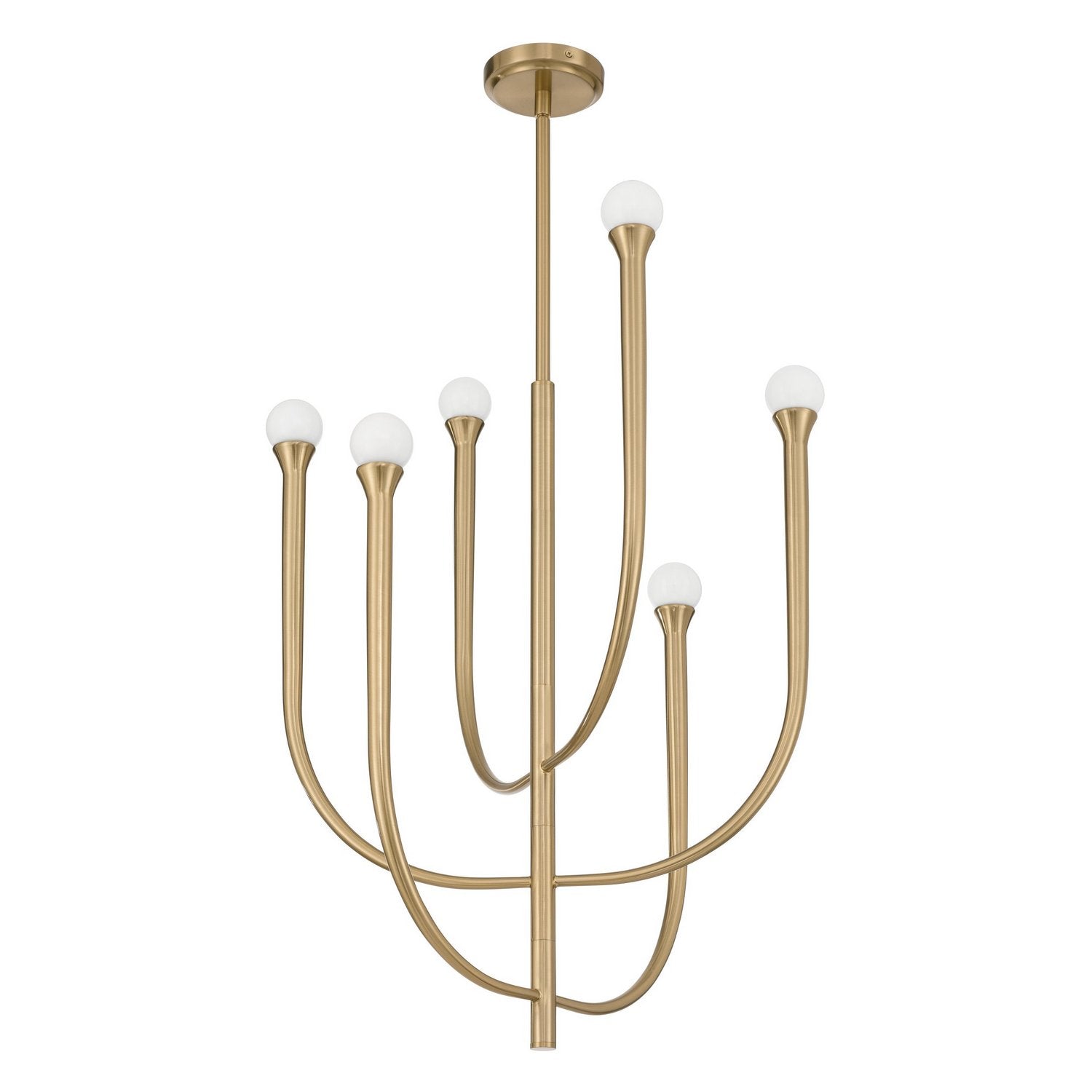 Thesis Lighting 207256A Dahlia LED Chandelier in Brass
