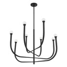 Thesis Lighting 207262A Dahlia LED Chandelier in Plaster Black