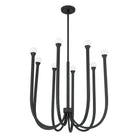 Thesis Lighting 207263A Dahlia LED Chandelier in Plaster Black