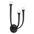 Thesis Lighting 207264A Dahlia LED Wall Sconce in Plaster Black