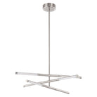 Thesis Lighting 207284A Overture LED Convertible Chandelier in Polished Nickel